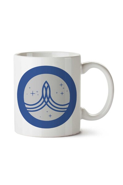 ART HEDİYE كوب بلانيتاري يونيون سنترال سيمبول ذا أورفيل مطبوع على الجانبين