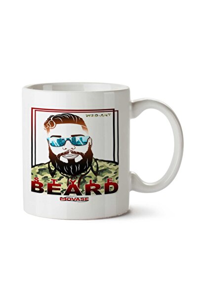 ART HEDİYE كوب M1 Style Beard مطبوع على الجانبين