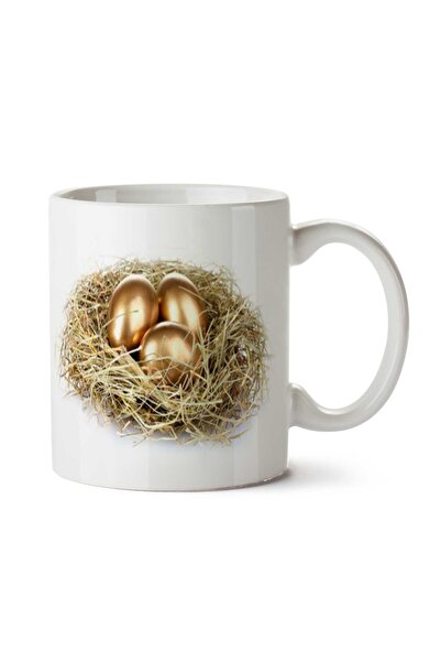 ART HEDİYE كوب بطبعة بيض ذهبي على الوجهين من Nest-Download-PNG