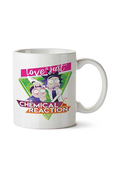 ART HEDİYE كوب ريك إي مورتي ريكشن مطبوع على الجانبين