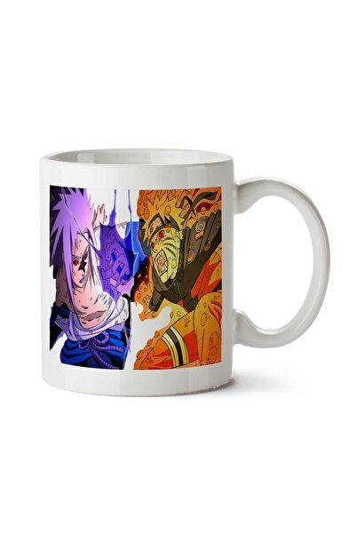 ART HEDİYE كوب ناروتو ضد ساسوسكي مطبوع على الجانبين