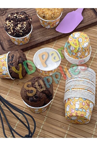 Yusuf Dirik YD Party Supplies Patterned Muffin Cake Mold 50 Pieces 50x39