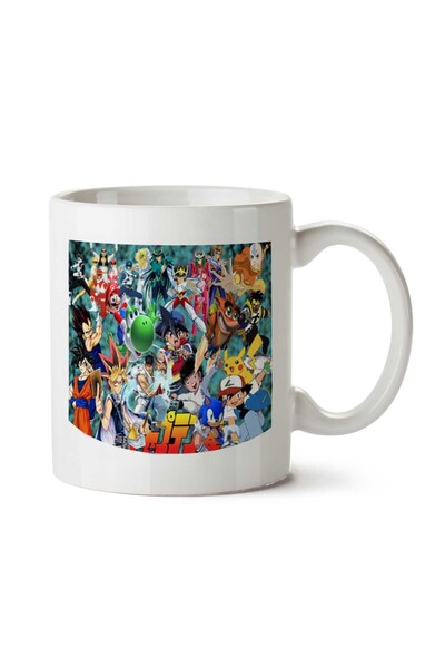 ART HEDİYE كوب مطبوع على الجانبين من Nostalgia Arcade Games