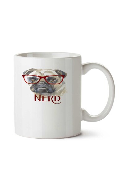ART HEDİYE كوب Nerd مطبوع على الجانبين