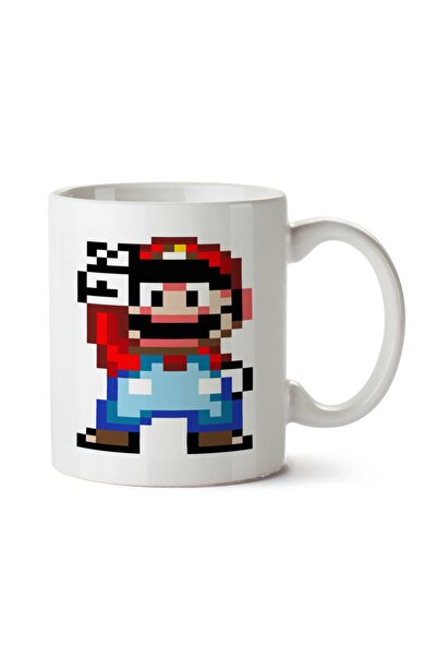 ART HEDİYE كوب ماريو بكسل مطبوع على الجانبين