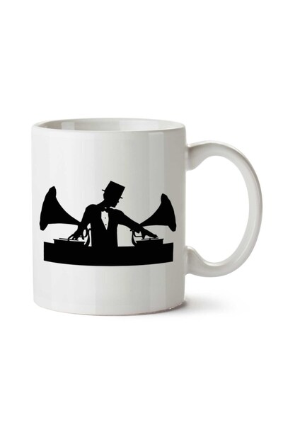ART HEDİYE Party Party Silhouette Two Sided Printed Mug Cup