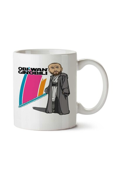 ART HEDİYE OBI-WAN GINOBILI Two Sided Printed Mug