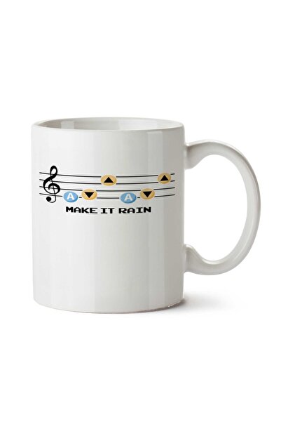 ART HEDİYE كوب مطبوع عليه وجهين من Make It Rain