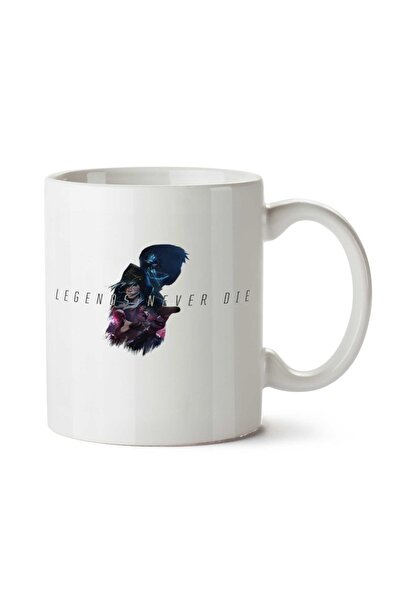 ART HEDİYE كوب LEGENDS NEVER DIE مطبوع على الجانبين