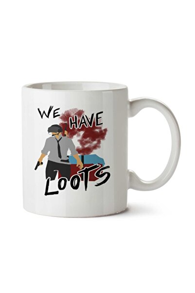 ART HEDİYE كوب PUBG WE HAVE LOOTS مطبوع على الجانبين