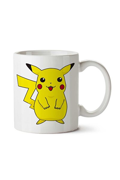 ART HEDİYE كوب بيكاتشو كبير بصري مطبوع على الجانبين