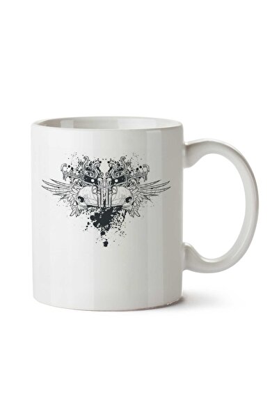 ART HEDİYE كوب بيستولا نا كافيرا مطبوع على الجانبين