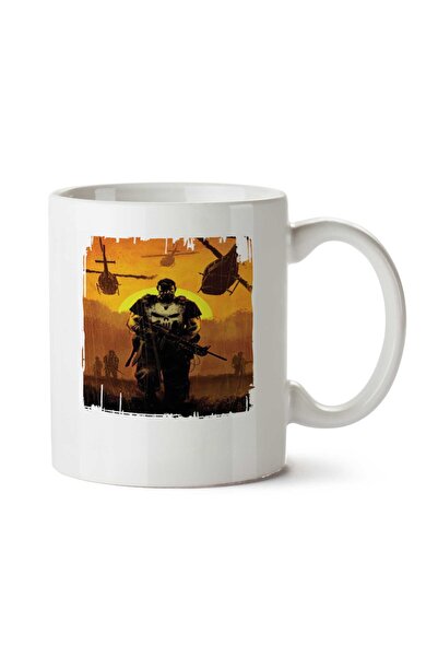 ART HEDİYE كوب مطبوع على الجانبين من Punisher 2