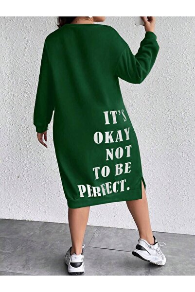 Machetta Women's Its Okay Printed Sweatshirt Dress / Tunic