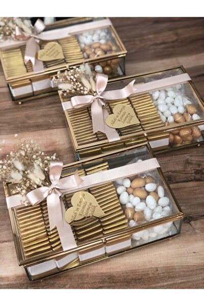 Masalsı Concept 80 adet kurdale süslü kız İsteme Çikolatası, söz çikolatası n...