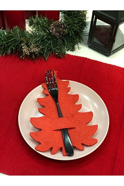 Masalsı Concept 6 قطع من إكسسوارات أدوات المائدة المزخرفة للعام الجديد - زخرف...