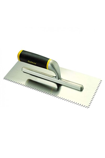 Genel Markalar Hassan Seramik Malası Alüminyum Saplı Üçgen Dişli Paslanmaz Çe...