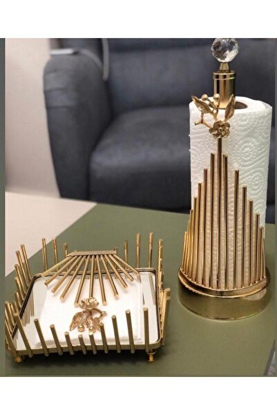 ester 2-х металевих золотих квадратних і рулонних серветниць