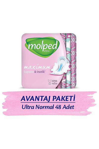 Molped Ultra Hygienic Pad Anatomical Normal Super Economic 24 x 2