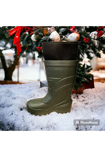 SEÇ MARKA Eva Termal Avcı Çizme Haki -30 Derece Soğuğa Dayanıklı