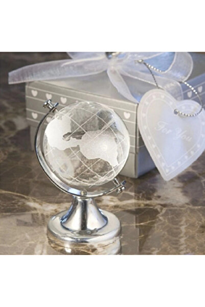 moryconcept Kristal Büyük Boy Cam Dünya Küresi