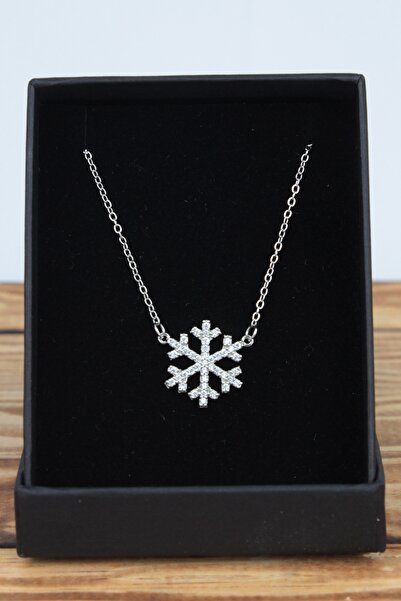 moryconcept Kar Tanesi Model Kolye Özel Kutulu