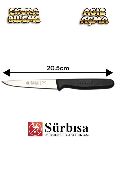 Sürbisa 61004 Sebze Bıçağı - Siyah (İSTEĞE GÖRE EXTRA BİLEME)