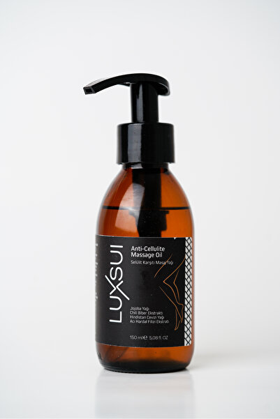 Luxsui Selülit Karşıtı Masaj Yağı 150 Ml %100 Doğal At Kılı Fırçası Hediye