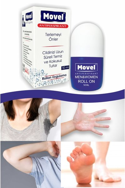 movel 2 Adet Roll On Antiperspirant Ter Önleyici Ve Ter Kokusu Yok Edici 50 Ml