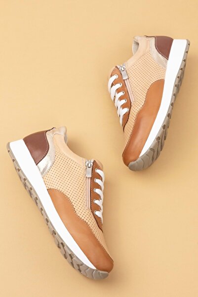 Gondol Içi Dışı Hakiki Deri Anatomik Taban Spor Ayakkabı Gnd.20578