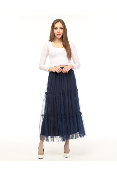 Asees Еластична спідниця з айсбергом в 3 шари зі стретч-тулубом