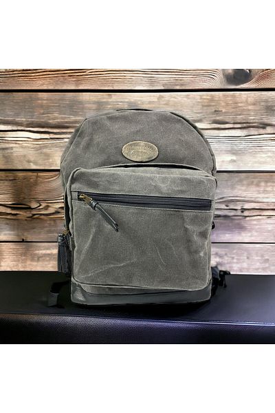 Old Cotton Vintage Waterproof Canvas Unisex Travel School Travel Large Backpack with Laptop Compartment 17.3 Inc HUMB