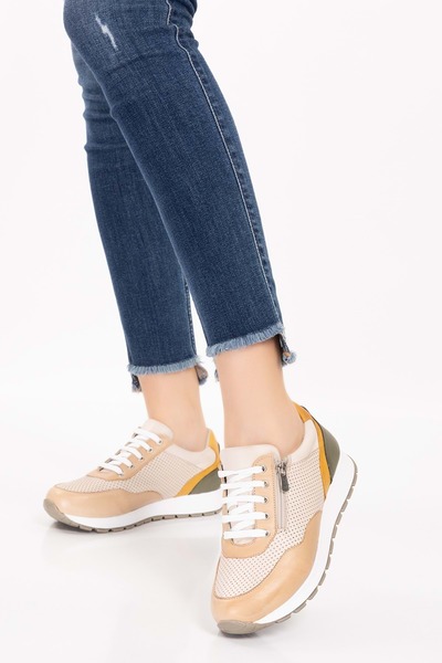 Gondol Içi Dışı Hakiki Deri Anatomik Taban Spor Ayakkabı Gnd.20578