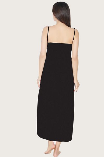 Tina Wear Căptușeală gât pentru femei, rochie lungă, reglabilă, cu bretele, jupon, 110