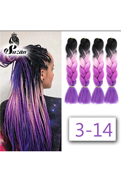 Suzan Peruk Afrika Örgüsü Ve Rasta İçin Sentetik Ombreli