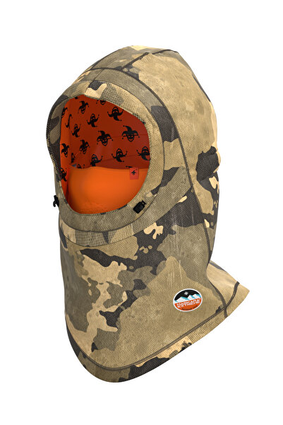 Maskara Extreme Arctic Balaklava Baskılı Su geçirmez çift kat SOFTSHELL Snowb...