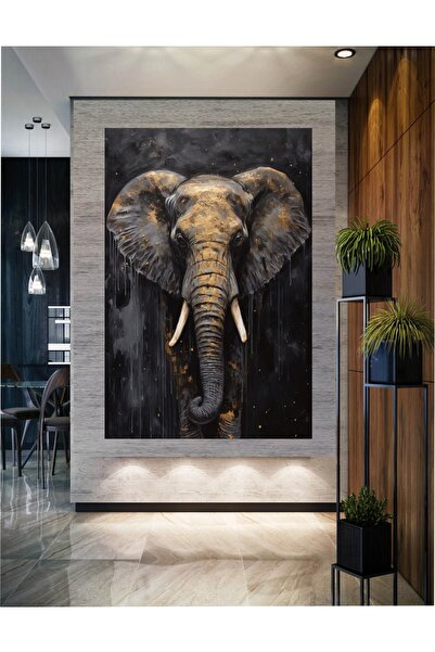 HDART modern Soyut Fil Tablosu Kanvas Tablo Ev Salon Oturma Yatak Odası Ofis ...