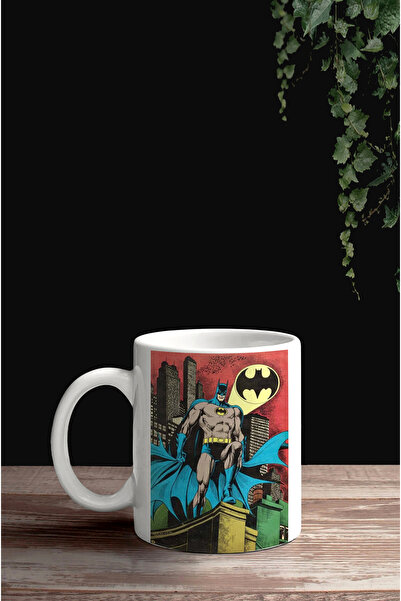 Darkia كوب بورسلين مطبوع عليه فيلم باتمان بتصميم مخصص على الوجهين