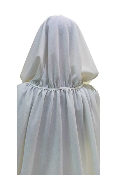 MODA NUR Болеро, Болеро с качулка, Бежово наметало, Булчинско наметало