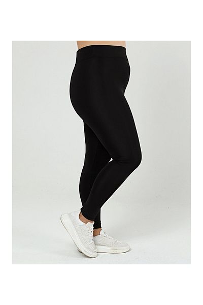 Gülfirik Tasarım Large Size Women's Diving Tights with Black Wide Belt