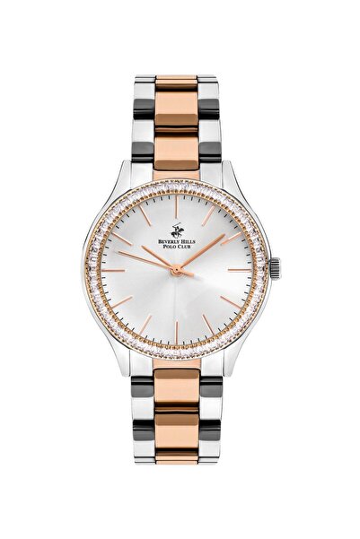 Beverly Hills Polo Club BP.3166C.530 Zirkon Taşlı Sedef Kadran Çelik Kasa&Kor...