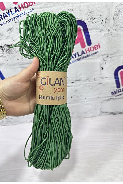 miraylahobi GİLAN YARN MUMLU İPLİK 200 GR 125 METRE 2MM KALINLIK