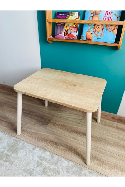 Adenwoodart Montessori aktivite çocuk oyun masa sandalyesi boyama ve etkinlik masa sandalyesi