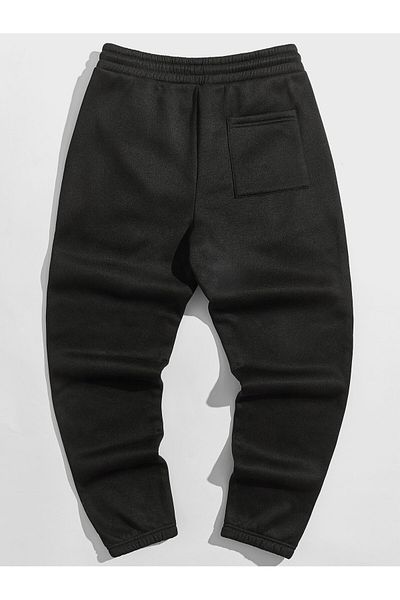 FANBOX SHOP Men's Letter Graphic Drawstring Waist Thermal Sweatpants - Manfinity Hypemode