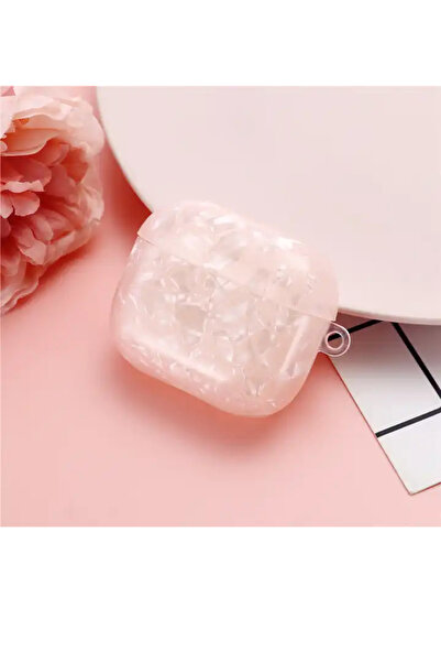 Aura Accessories 3.Nesil Uyumlu Mermer Desenli  Kulaklık Kılıfı