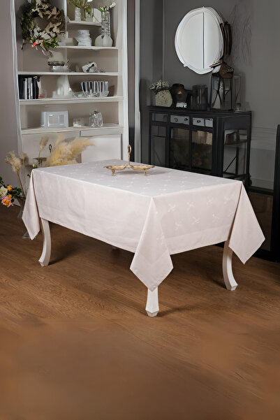 Finezza Rana Lux Jacquard polikotonska tkanina sive boje Stolnjak 160x220 cm ...