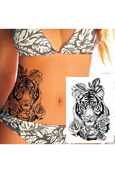 Mecit Tuhafiye SAAT KAPLAN GÜL GEÇİCİ DÖVME