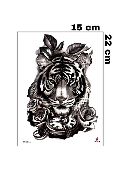 Mecit Tuhafiye SAAT KAPLAN GÜL GEÇİCİ DÖVME