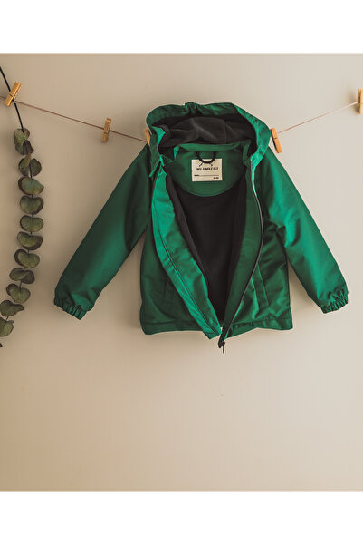 Tiny Jungle Elf Παιδικό Θερμικό, Χιόνι, Παλτό Βροχής-Σκούρο Πράσινο