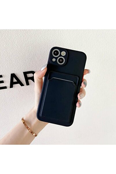 Rivor Apple iPhone 15 Uyumlu Kılıf Kamera Korumalı Kartlıklı Cüzdanlı Içi Kad...